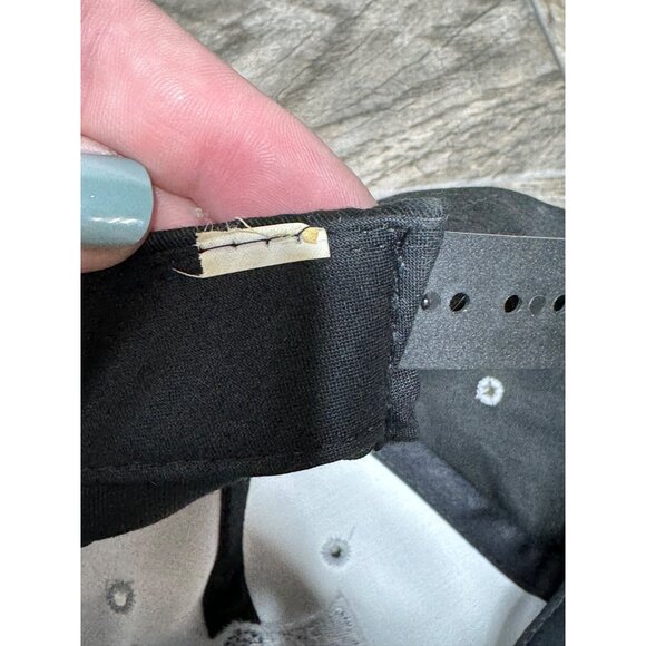 Vintage LOS ANGELES OAKLAND RAIDERS LOGO SNAPBACK HAT Black Gray Trucker NFL - Picture 8 of 9